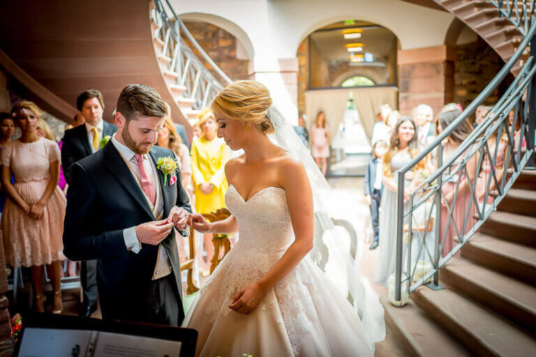 Hochzeitsfotos schloss Platte heiraten wiesbaden