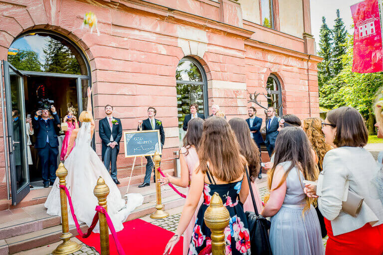 Hochzeitsfotos schloss Platte heiraten wiesbaden