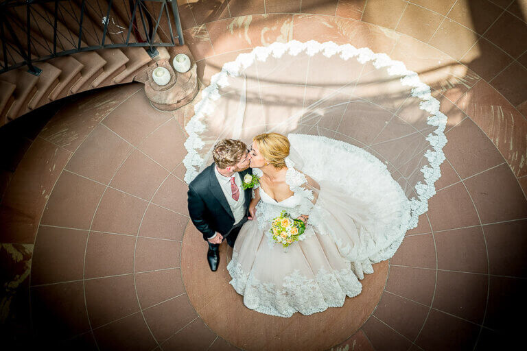 Hochzeitsfotos schloss Platte heiraten wiesbaden