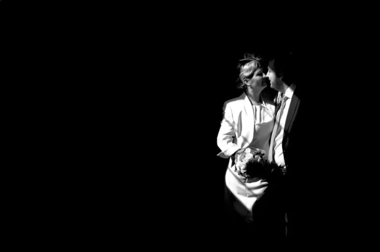 Hochzeitsfoto minimalistisch