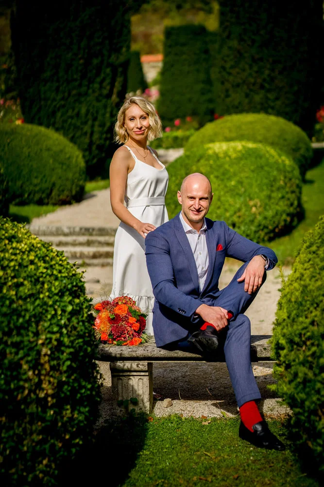 Sonnenuntergang im Palmengarten Frankfurt